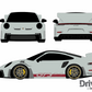 Porsche911-GT3RS-DRIVENBeSpokeCarCover Customized Car Cover Sketch